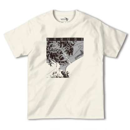 【鳴瀬（宮城県）】地図柄ヘビーウェイトTシャツ