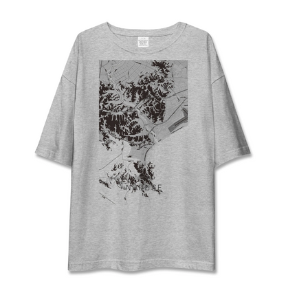 【鳴瀬（宮城県）】地図柄ビッグシルエットTシャツ