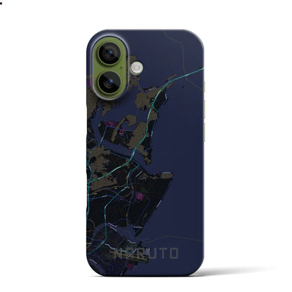 【鳴門（徳島県）】地図柄iPhoneケース（バックカバータイプ）