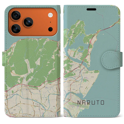 【鳴門（徳島県）】地図柄iPhoneケース（手帳タイプ）