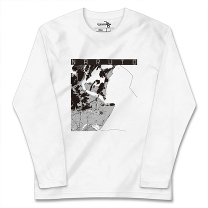 【鳴門（徳島県）】地図柄ロングスリーブTシャツ