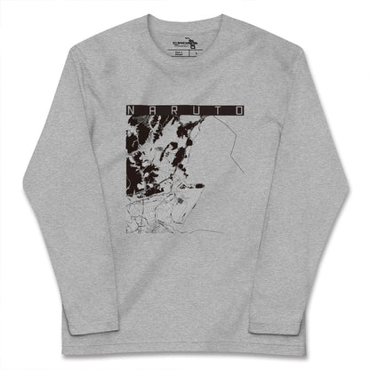 【鳴門（徳島県）】地図柄ロングスリーブTシャツ