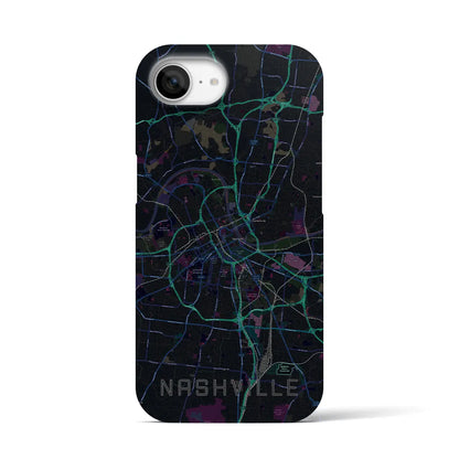 【ナッシュビル（アメリカ）】地図柄iPhoneケース（バックカバータイプ）