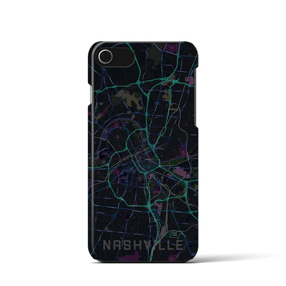 【ナッシュビル（アメリカ）】地図柄iPhoneケース（バックカバータイプ）