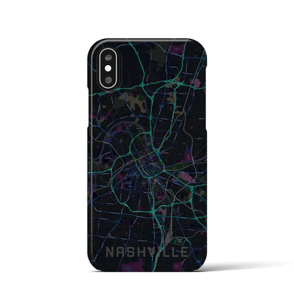 【ナッシュビル（アメリカ）】地図柄iPhoneケース（バックカバータイプ）