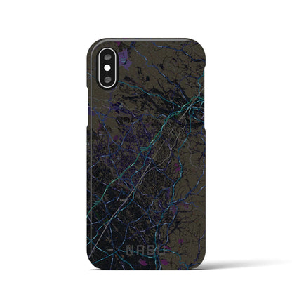 【那須（栃木県）】地図柄iPhoneケース（バックカバータイプ）