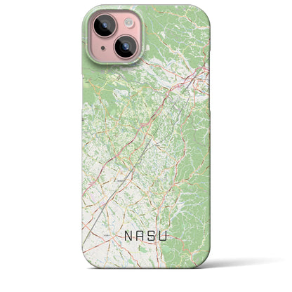 【那須（栃木県）】地図柄iPhoneケース（バックカバータイプ）