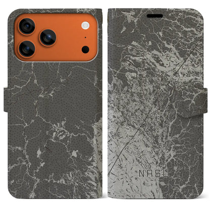 【那須（栃木県）】地図柄iPhoneケース（手帳タイプ）