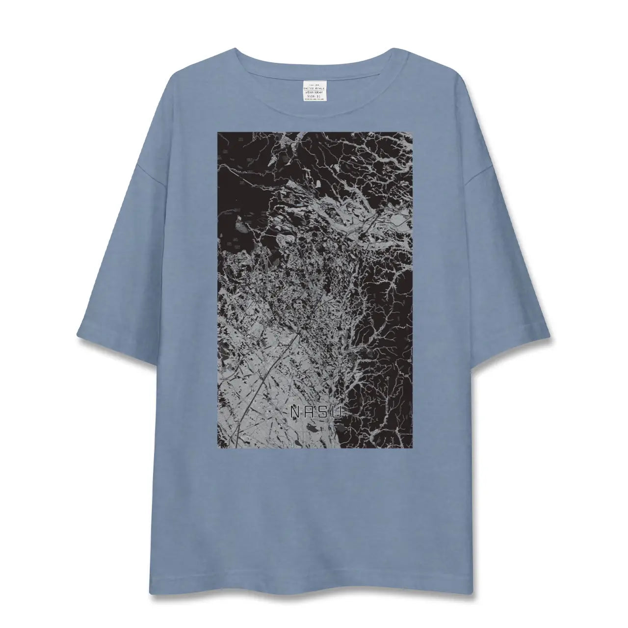 【那須（栃木県）】地図柄ビッグシルエットTシャツ