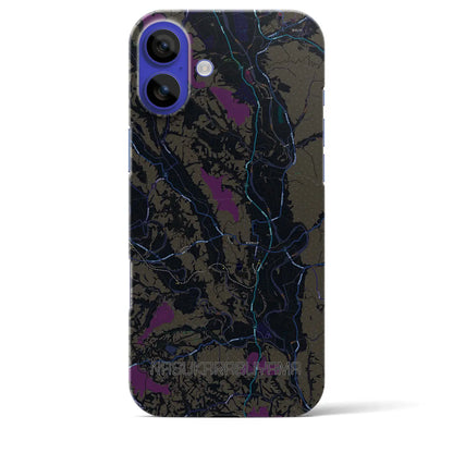 【那須烏山（栃木県）】地図柄iPhoneケース（バックカバータイプ）