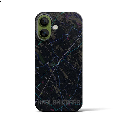 【那須塩原（栃木県）】地図柄iPhoneケース（バックカバータイプ）