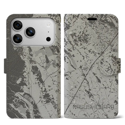 【那須塩原（栃木県）】地図柄iPhoneケース（手帳タイプ）