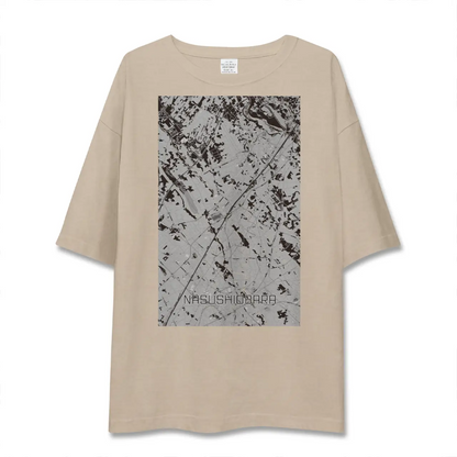 【那須塩原（栃木県）】地図柄ビッグシルエットTシャツ