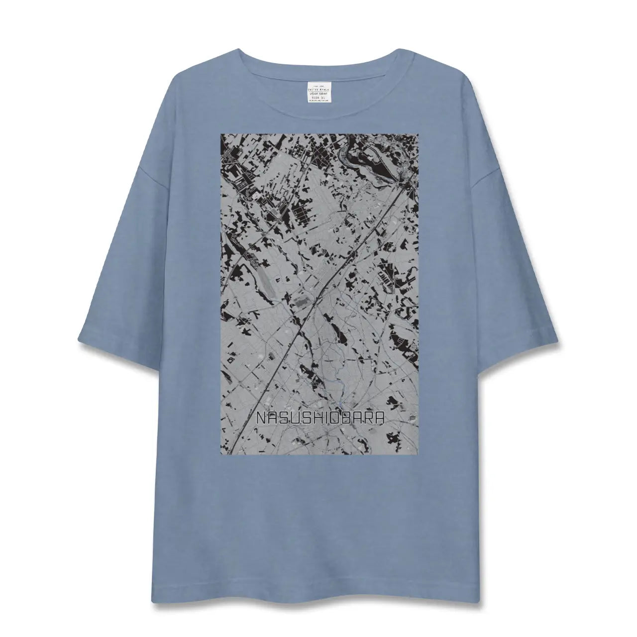 【那須塩原（栃木県）】地図柄ビッグシルエットTシャツ