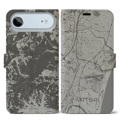 【名取（宮城県）】地図柄iPhoneケース（手帳タイプ）