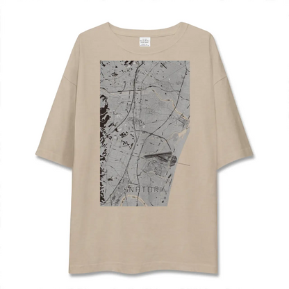 【名取（宮城県）】地図柄ビッグシルエットTシャツ