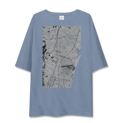 【名取（宮城県）】地図柄ビッグシルエットTシャツ