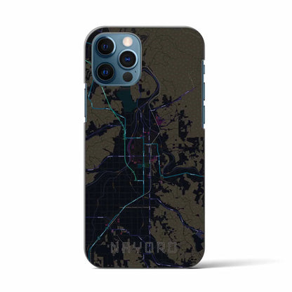 【名寄（北海道）】地図柄iPhoneケース（バックカバータイプ）