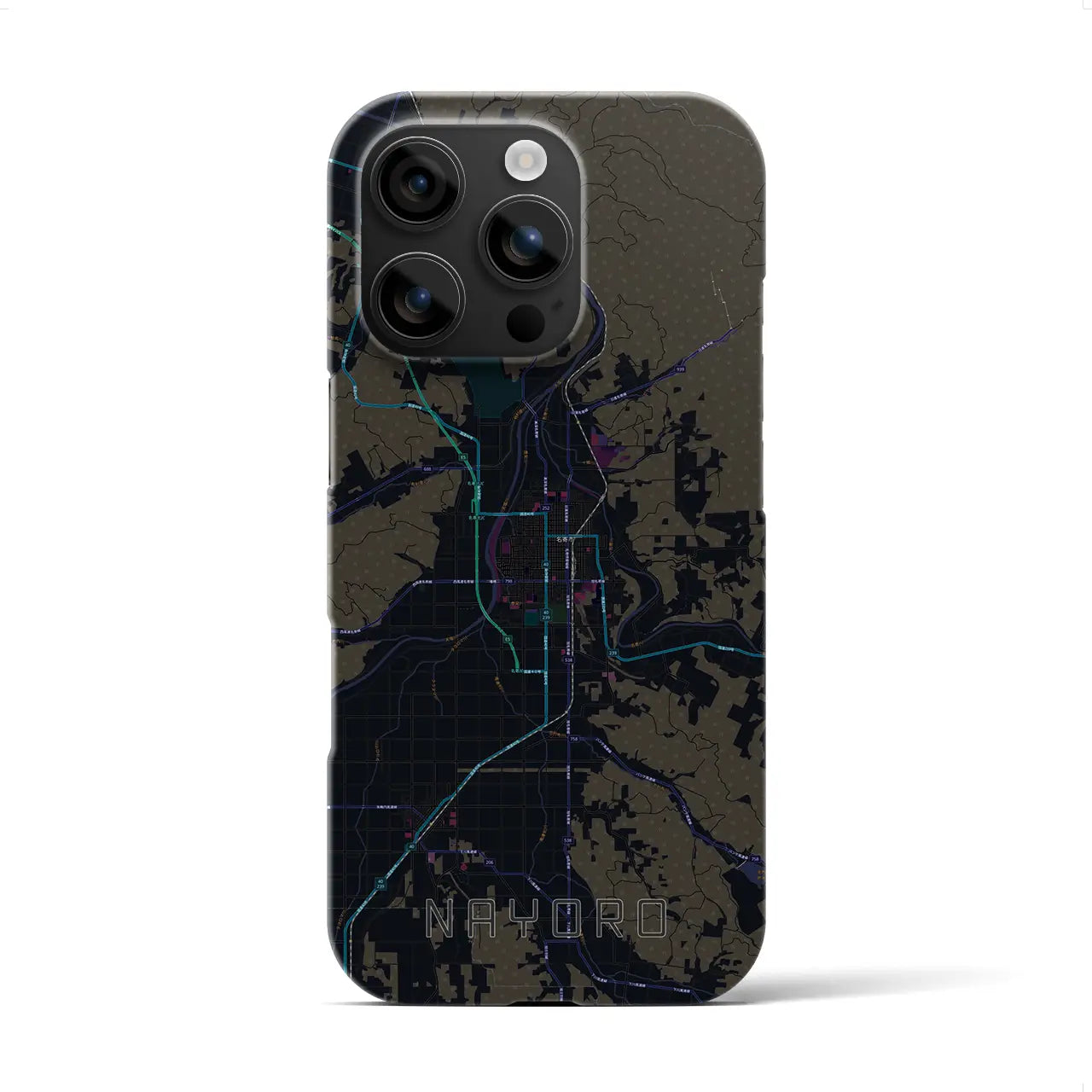 【名寄（北海道）】地図柄iPhoneケース（バックカバータイプ）