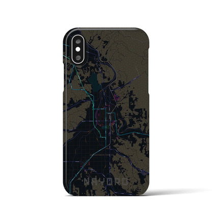 【名寄（北海道）】地図柄iPhoneケース（バックカバータイプ）