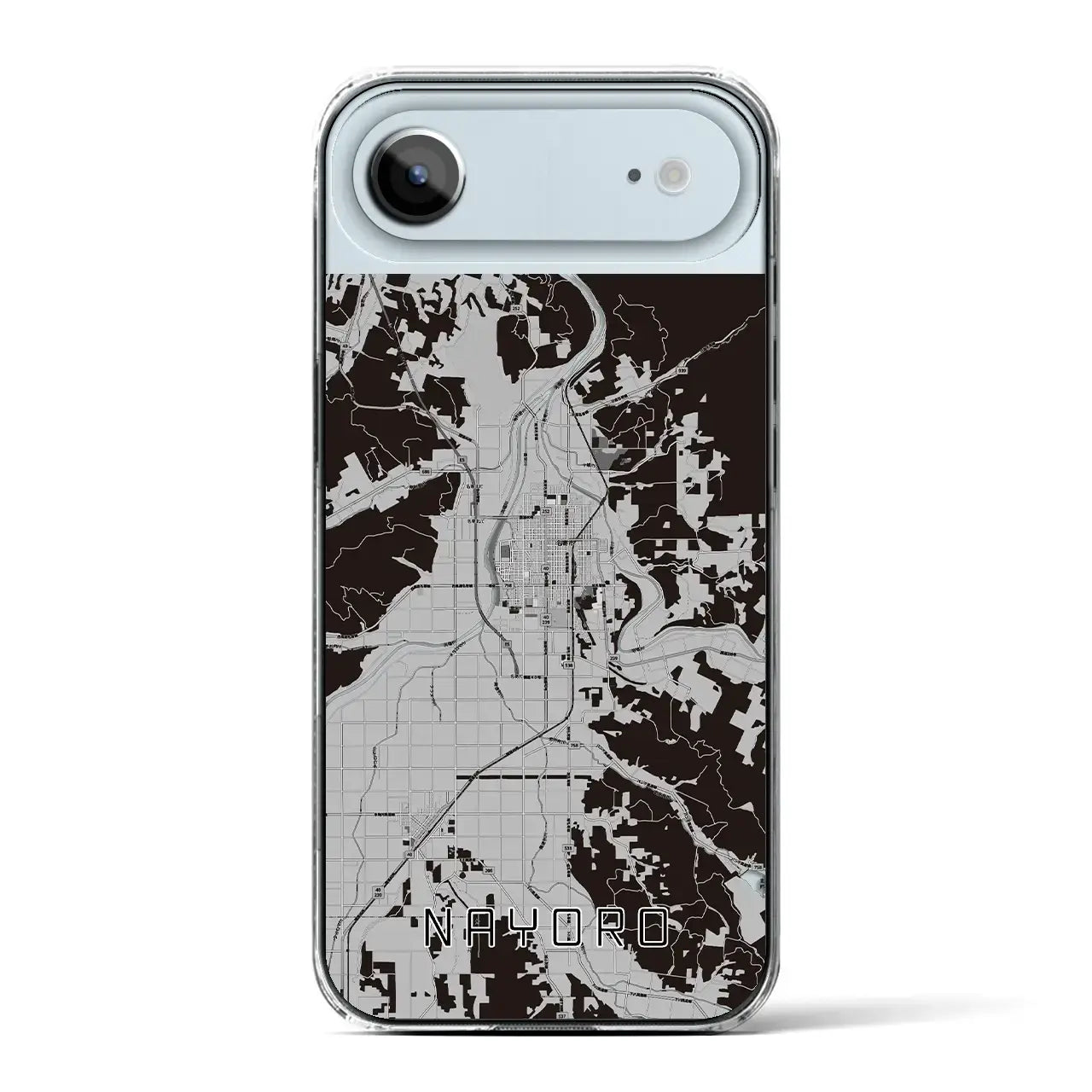 【名寄（北海道）】地図柄iPhoneケース（クリアタイプ）