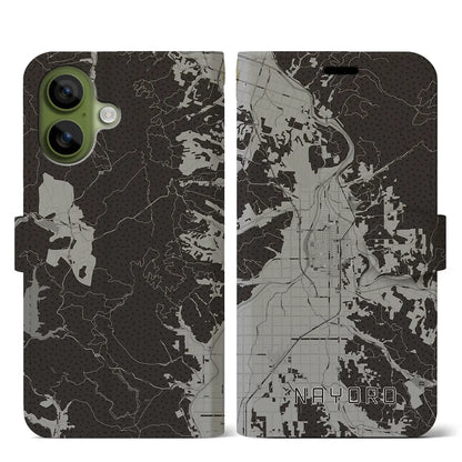 【名寄（北海道）】地図柄iPhoneケース（手帳タイプ）