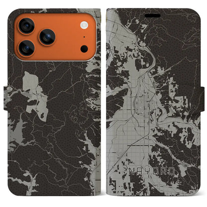 【名寄（北海道）】地図柄iPhoneケース（手帳タイプ）