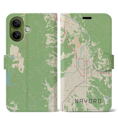 【名寄（北海道）】地図柄iPhoneケース（手帳タイプ）