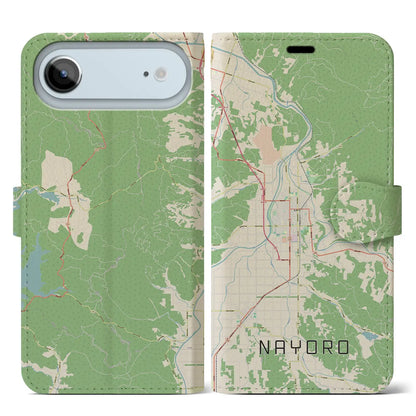 【名寄（北海道）】地図柄iPhoneケース（手帳タイプ）