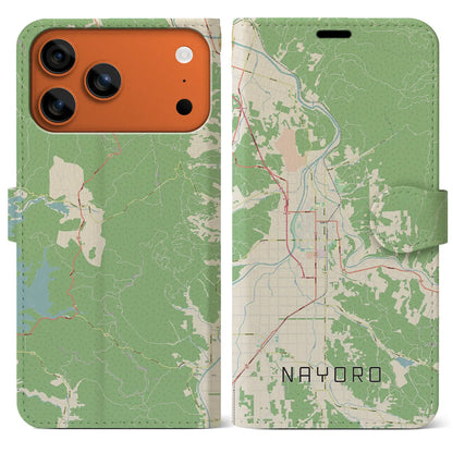 【名寄（北海道）】地図柄iPhoneケース（手帳タイプ）