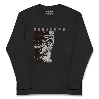 【根府川（神奈川県）】地図柄ロングスリーブTシャツ