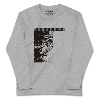 【根府川（神奈川県）】地図柄ロングスリーブTシャツ