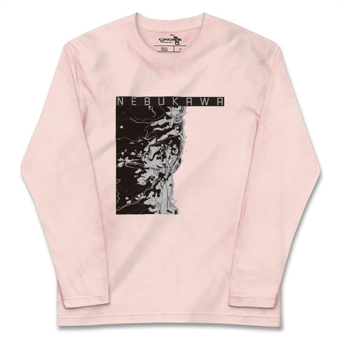 【根府川（神奈川県）】地図柄ロングスリーブTシャツ