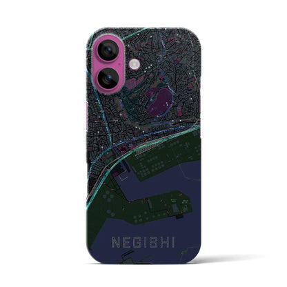 【根岸（神奈川県）】地図柄iPhoneケース（バックカバータイプ）