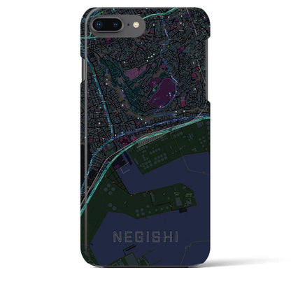 【根岸（神奈川県）】地図柄iPhoneケース（バックカバータイプ）