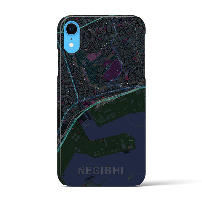 【根岸（神奈川県）】地図柄iPhoneケース（バックカバータイプ）