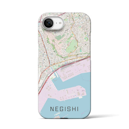 【根岸（神奈川県）】地図柄iPhoneケース（バックカバータイプ）