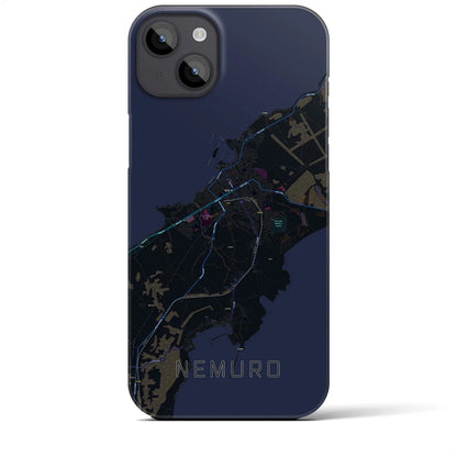 【根室（北海道）】地図柄iPhoneケース（バックカバータイプ）