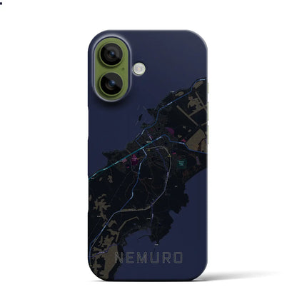 【根室（北海道）】地図柄iPhoneケース（バックカバータイプ）