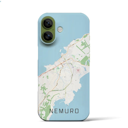 【根室（北海道）】地図柄iPhoneケース（バックカバータイプ）