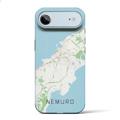 【根室（北海道）】地図柄iPhoneケース（バックカバータイプ）