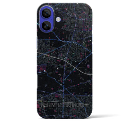 【練馬高野台（東京都）】地図柄iPhoneケース（バックカバータイプ）