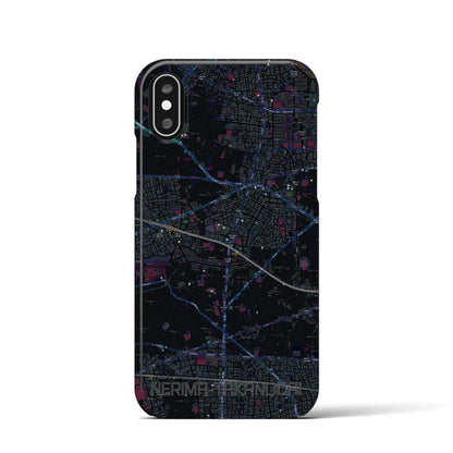 【練馬高野台（東京都）】地図柄iPhoneケース（バックカバータイプ）