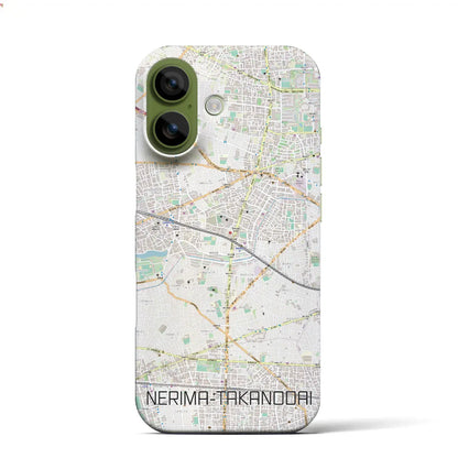 【練馬高野台（東京都）】地図柄iPhoneケース（バックカバータイプ）