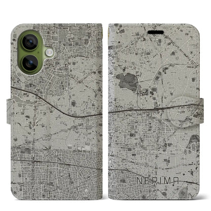 【練馬（東京都）】地図柄iPhoneケース（手帳タイプ）