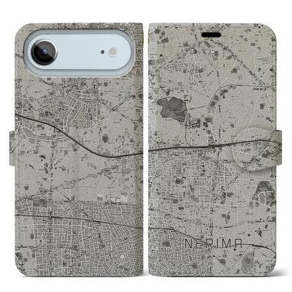 【練馬（東京都）】地図柄iPhoneケース（手帳タイプ）