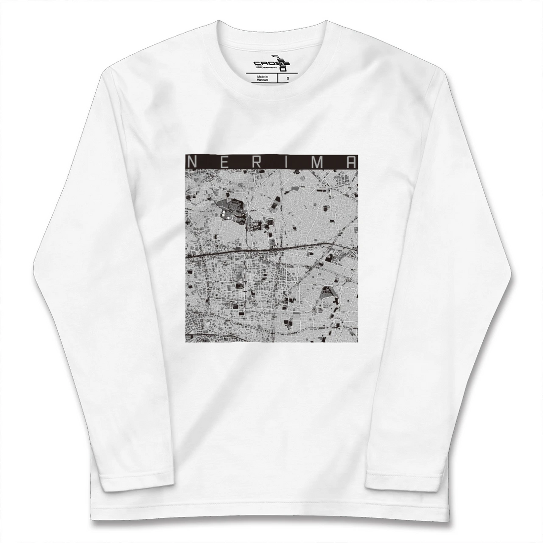 【練馬(東京都)】地図柄ロングスリーブTシャツ