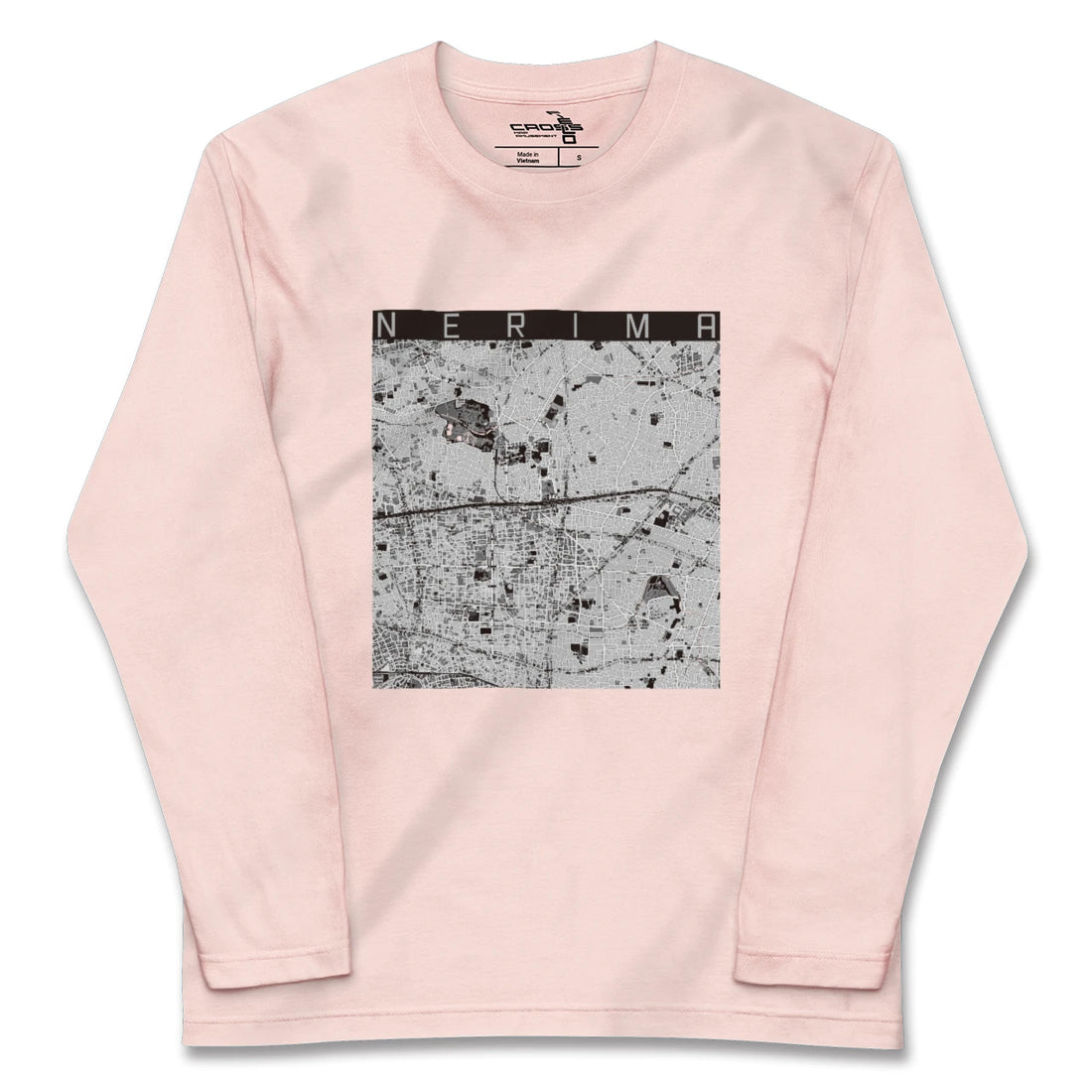 【練馬(東京都)】地図柄ロングスリーブTシャツ