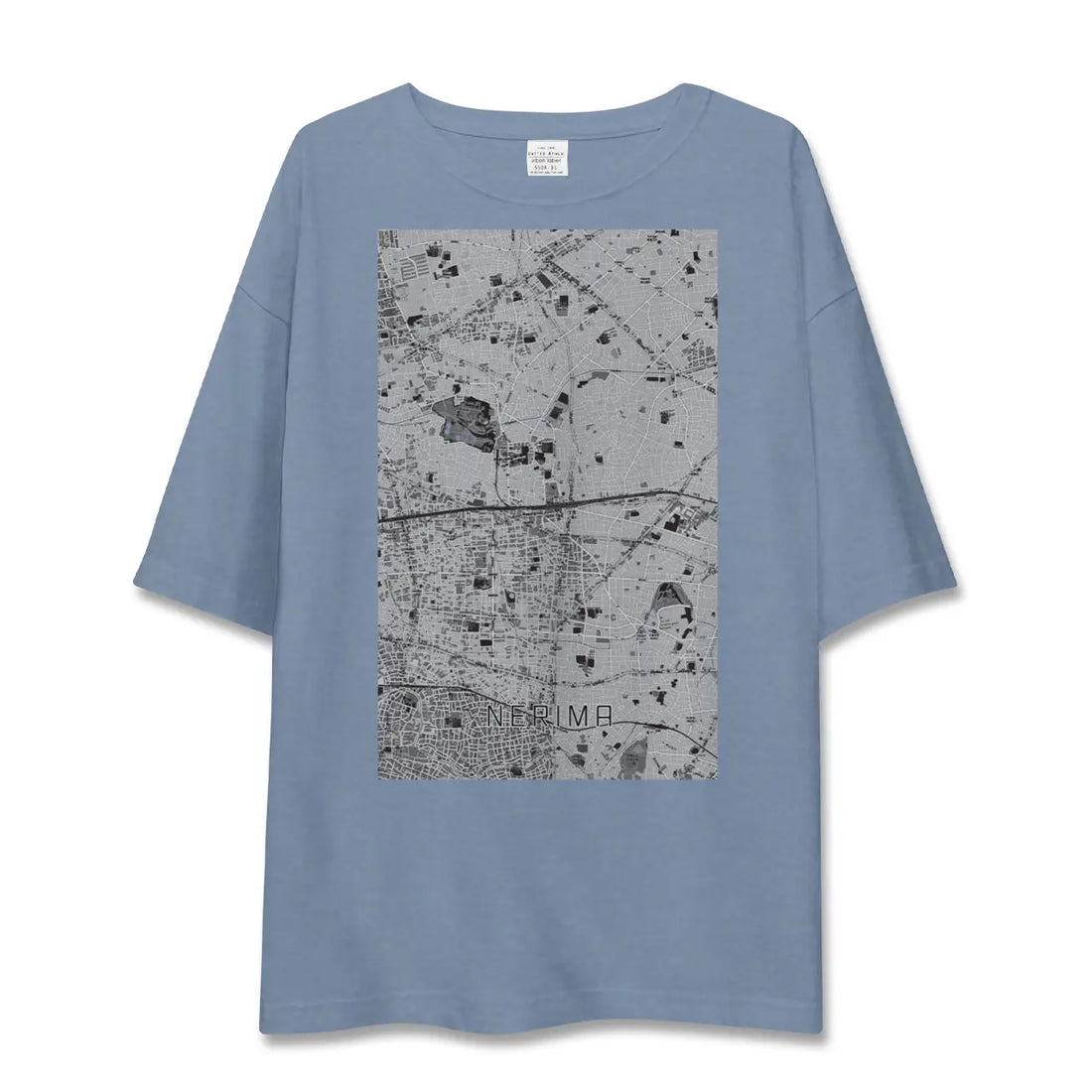 【練馬（東京都）】地図柄ビッグシルエットTシャツ