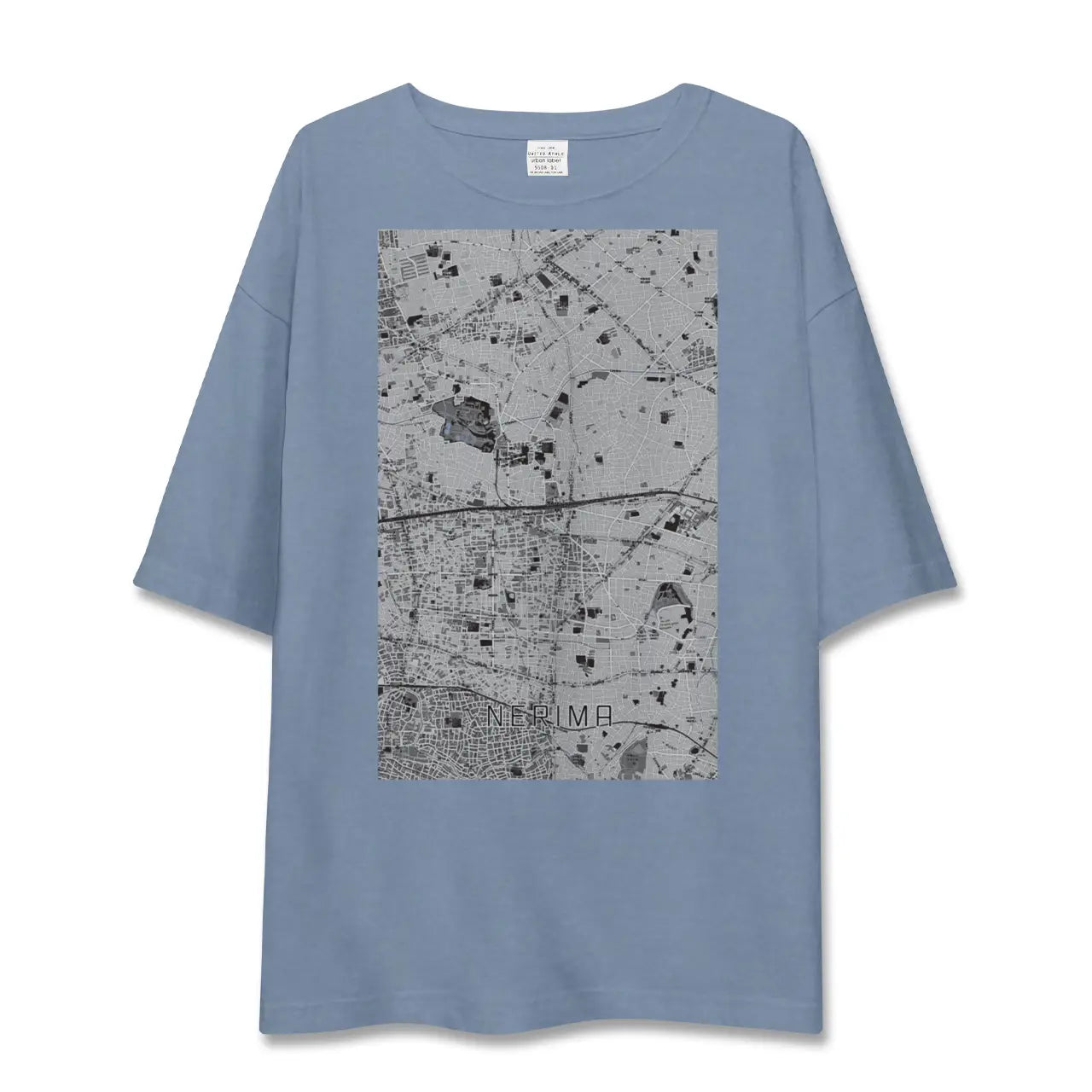 【練馬（東京都）】地図柄ビッグシルエットTシャツ